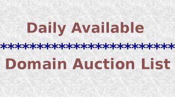 Daily Available Domain Auction List August 6, 2017