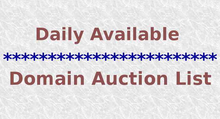 Daily Available Domain Auction List August 6, 2017
