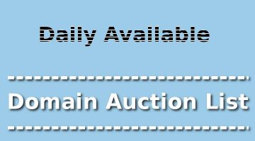 Daily Available Domain Auction List Aug 05, 2017