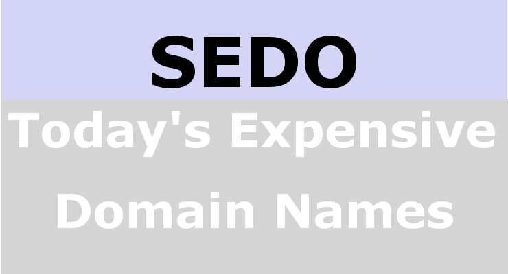 Top Domains of the Day! Sedo Domain Auction