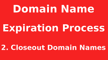 Closeout Domain Names