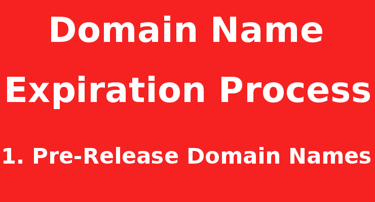 Pre-Release Domain Names