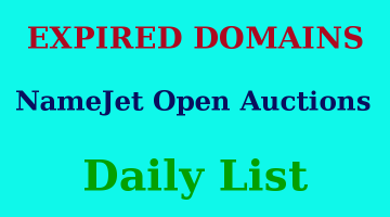 Namejet Open Auctions