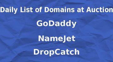 Paul's List Of Domains at Auction