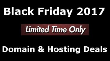 Black Friday Domain Hosting Deals