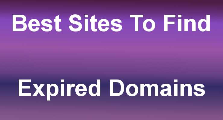 Expired Domain Auction Sites