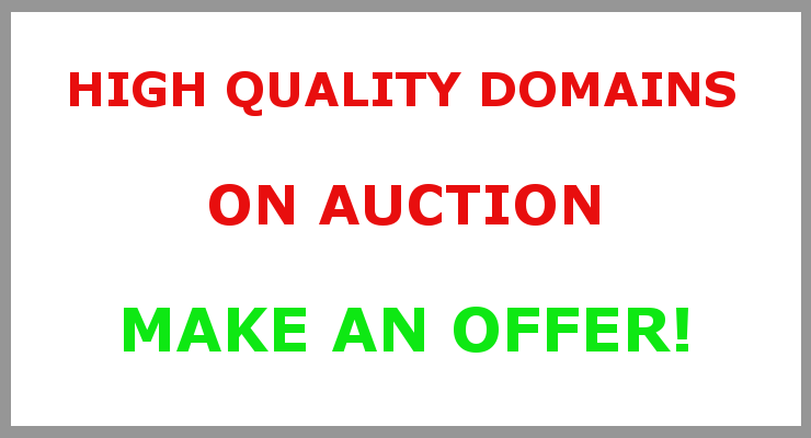 High Quality Domain Auction